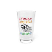  Old Skool Edge of America Pint Glass, 16oz